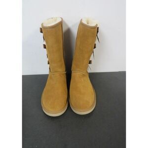 Koolaburra by UGG Tall Bow Boots – Chestnut – Women’s Size 9W